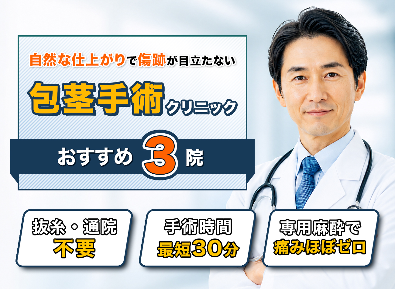包茎クリニック人気ランキング